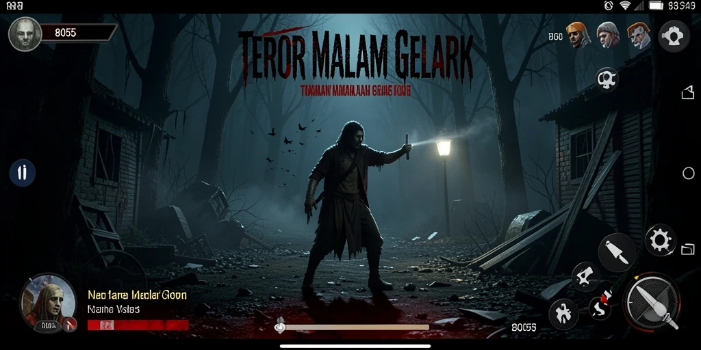 Gameplay 8055 yang mencekam dan menyeramkan.
