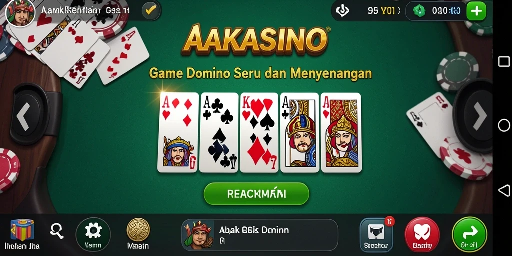 Tampilan menarik dari gameplay AAKASINO yang seru.