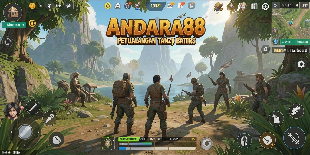 Tampilan gameplay ANDARA88 yang menakjubkan di dunia terbuka.