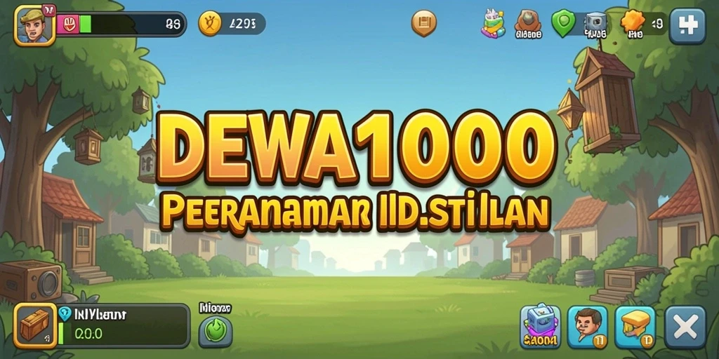 Screenshot DEWA1000 menampilkan gameplay Idle yang menarik dan interaktif.