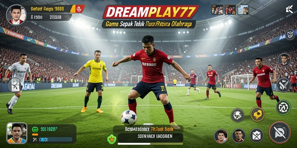 Tampilan gameplay mendebarkan di <strong>DREAMPLAY77</strong> yang menampilkan pertempuran intens di lapangan.