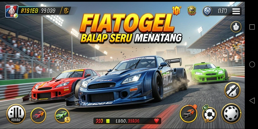 Tampilan mendebarkan dari balapan cepat di FIATOGEL.