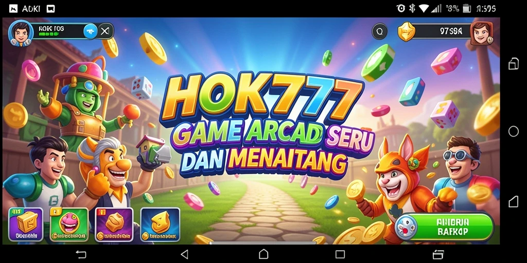 Screenshot HOKI777 menampilkan aksi seru dalam gameplay Arcade.