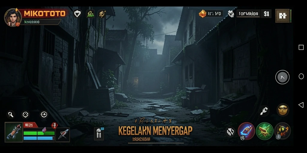 Gameplay menegangkan di MIKOTOTO dengan suasana Horror yang angker.