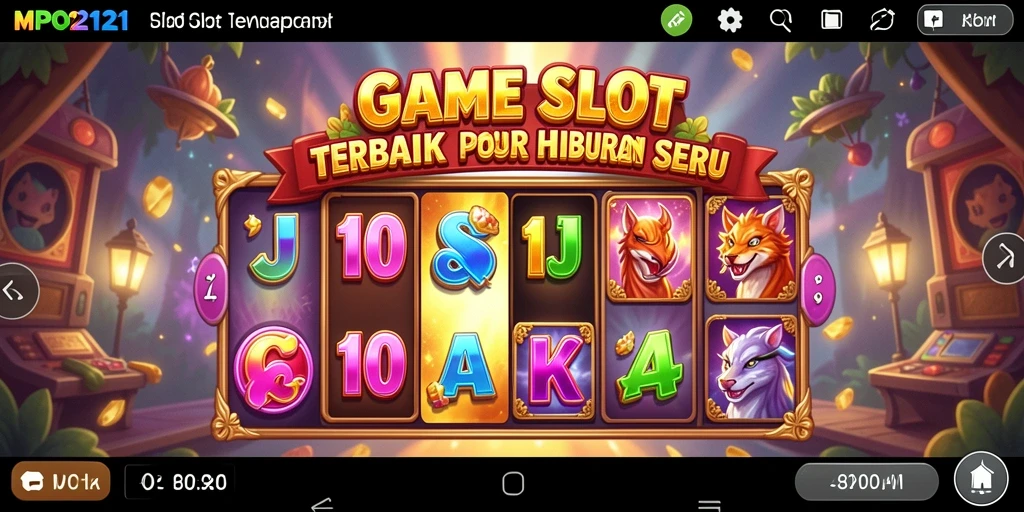 Tampilan gameplay MPO2121 yang seru dan penuh warna.