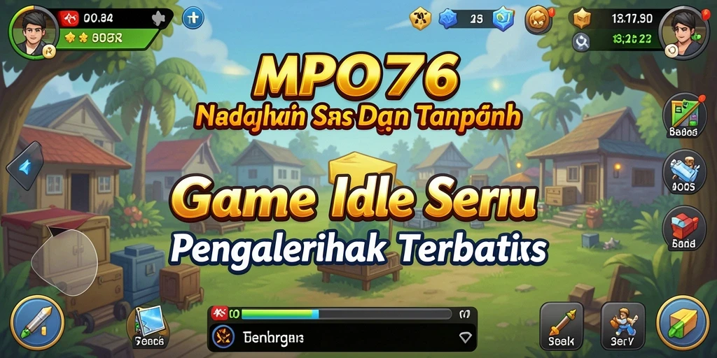 Tampilan menarik dari gameplay MPO76 yang adiktif dan strategis.