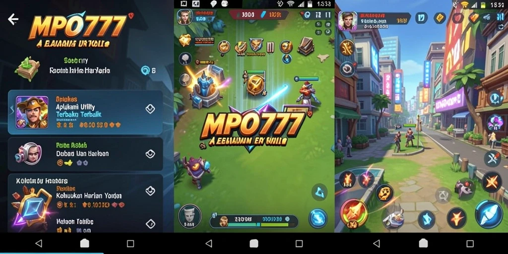 Tampilan antarmuka MPO777 dengan fitur utility yang lengkap.