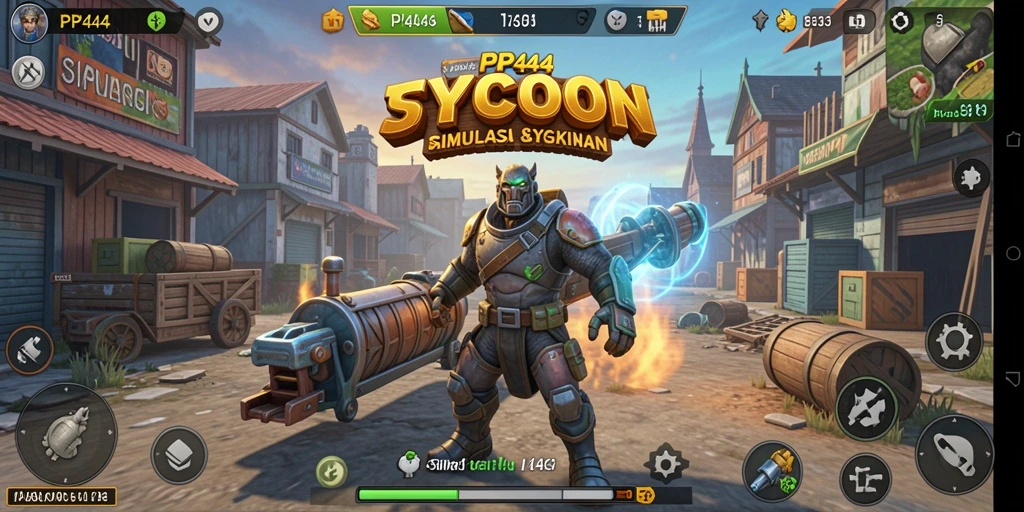 Tampilan gameplay seru dan mendalam di PP444.
