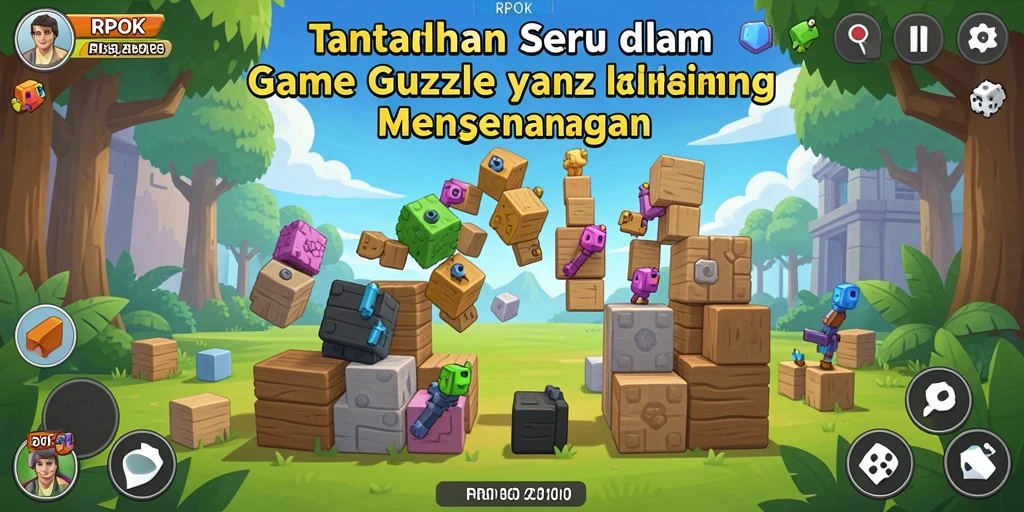 Tampilan gameplay RPOK yang menantang di dalam puzzle.