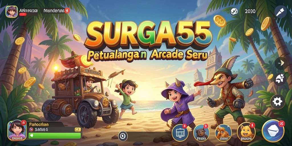 Tangkapan layar SURGA55 menampilkan aksi gameplay Arcade yang seru.
