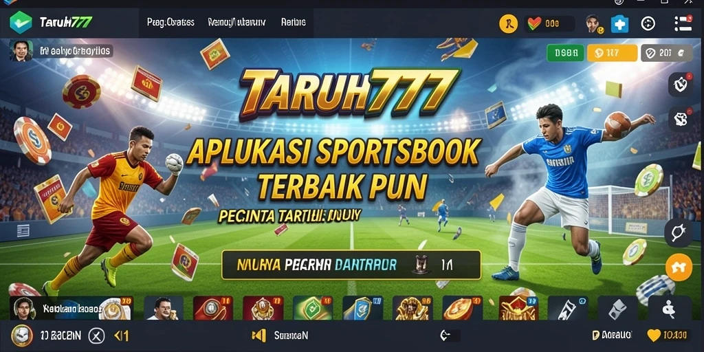 Tampilan menarik TARUH777 saat melakukan taruhan olahraga secara langsung.