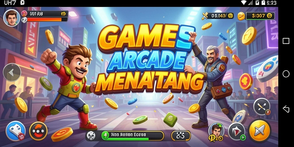 Tampilan gameplay UH77 yang penuh aksi dan keseruan.