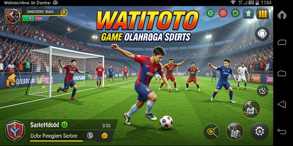 Tampilan gameplay yang menegangkan dalam WATITOTO.